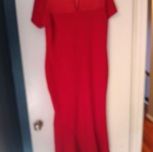 Red mermaid tail dress - Picture 2 of 2